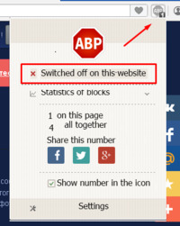 Matikan Adblock Plus untuk moviemakeronline.com dalam Chrome dan Opera